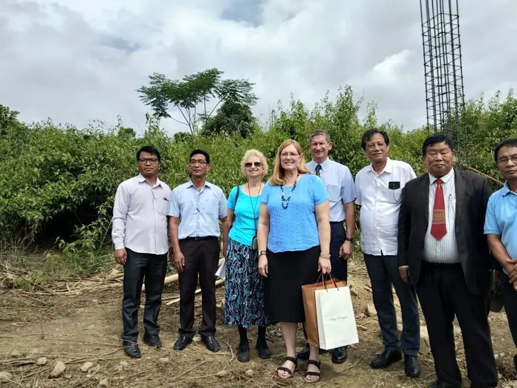 Pastor Randy Johnson with NTS Leaders