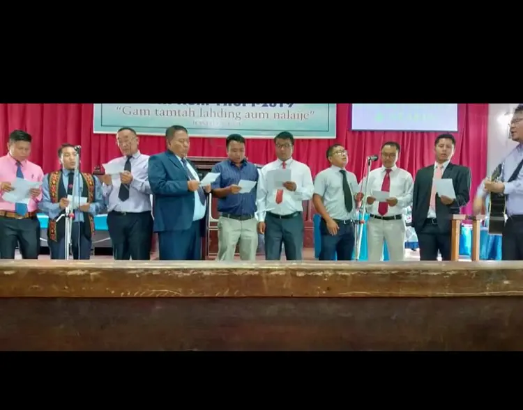 Presenting "Come ye sinner" at KMC B/C